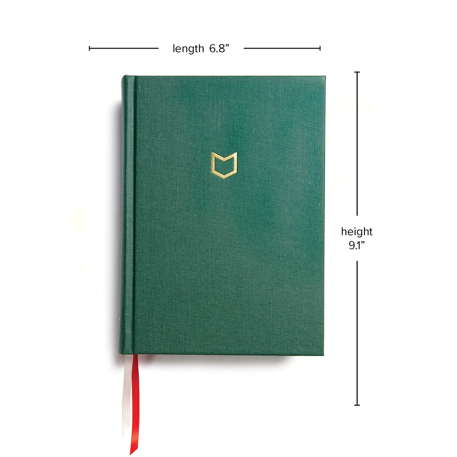 CSB He Reads Truth Bible, Green Cloth Over Board Indexed - Re-vived