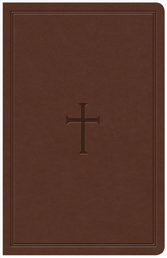 KJV Large Print Personal Size Reference Bible, Brown - Re-vived