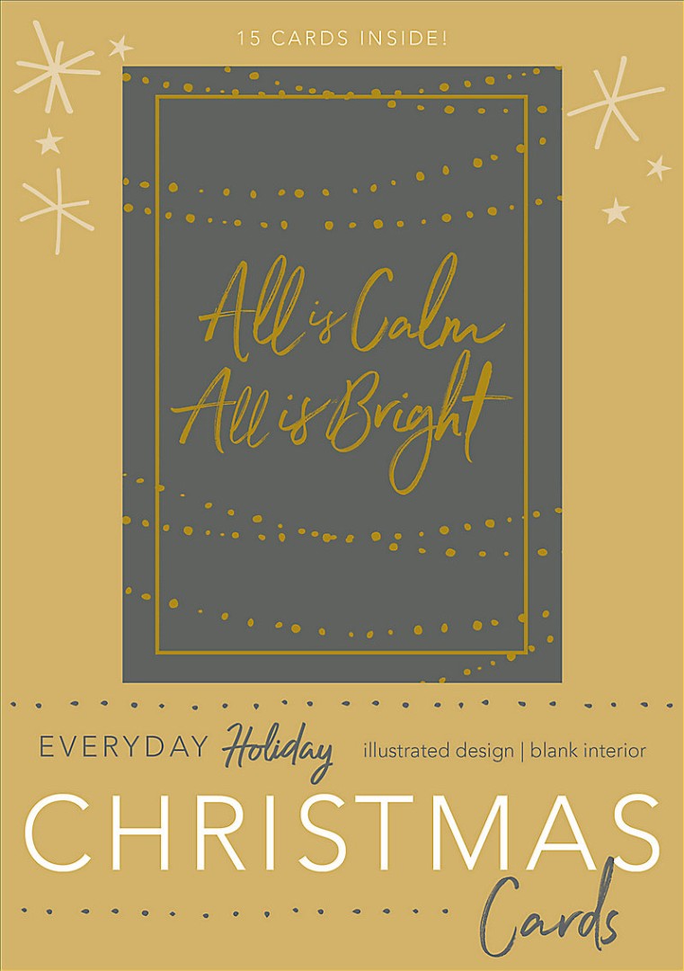 All Is Calm, All Is Bright Boxed Christmas Cards - Re-vived