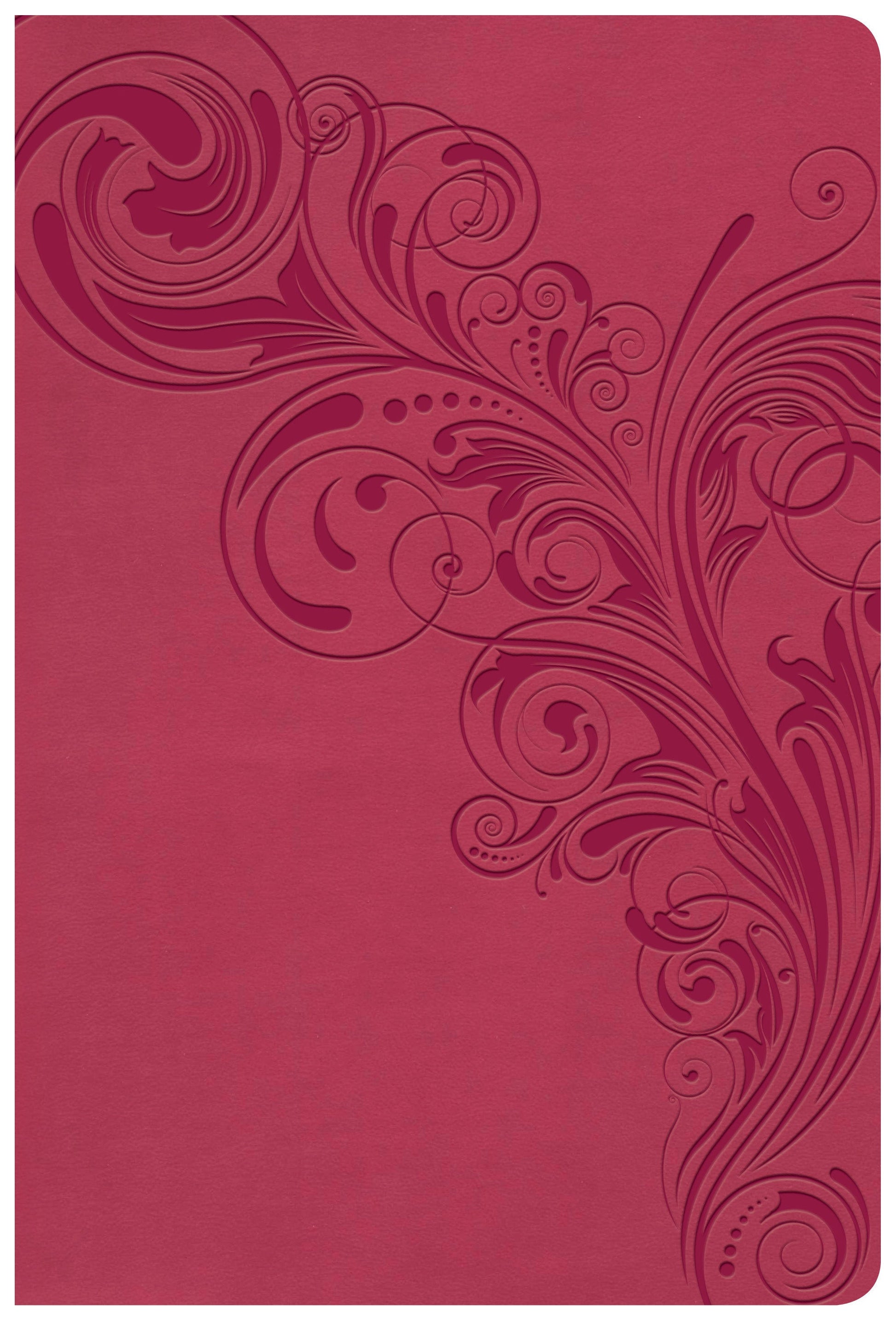 KJV Giant Print Reference Bible, Pink LeatherTouch, Indexed - Re-vived