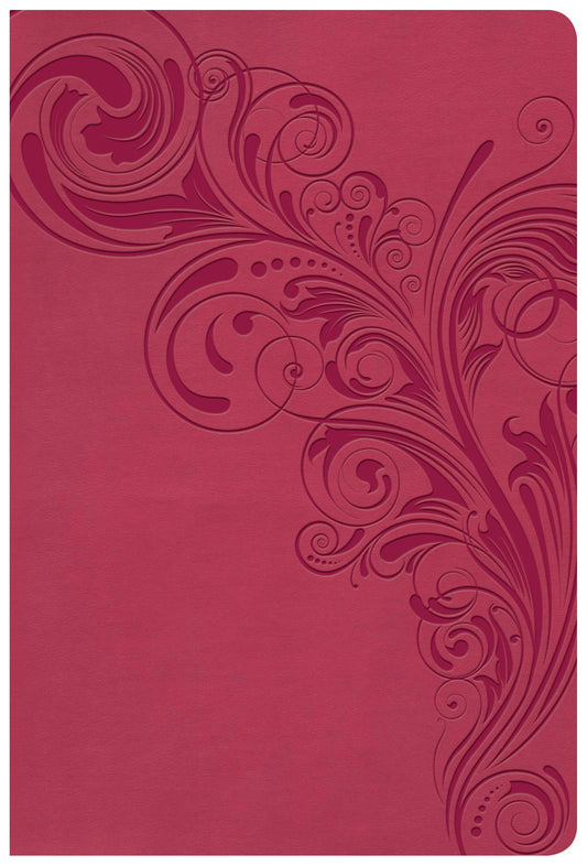 KJV Giant Print Reference Bible, Pink LeatherTouch, Indexed - Re-vived