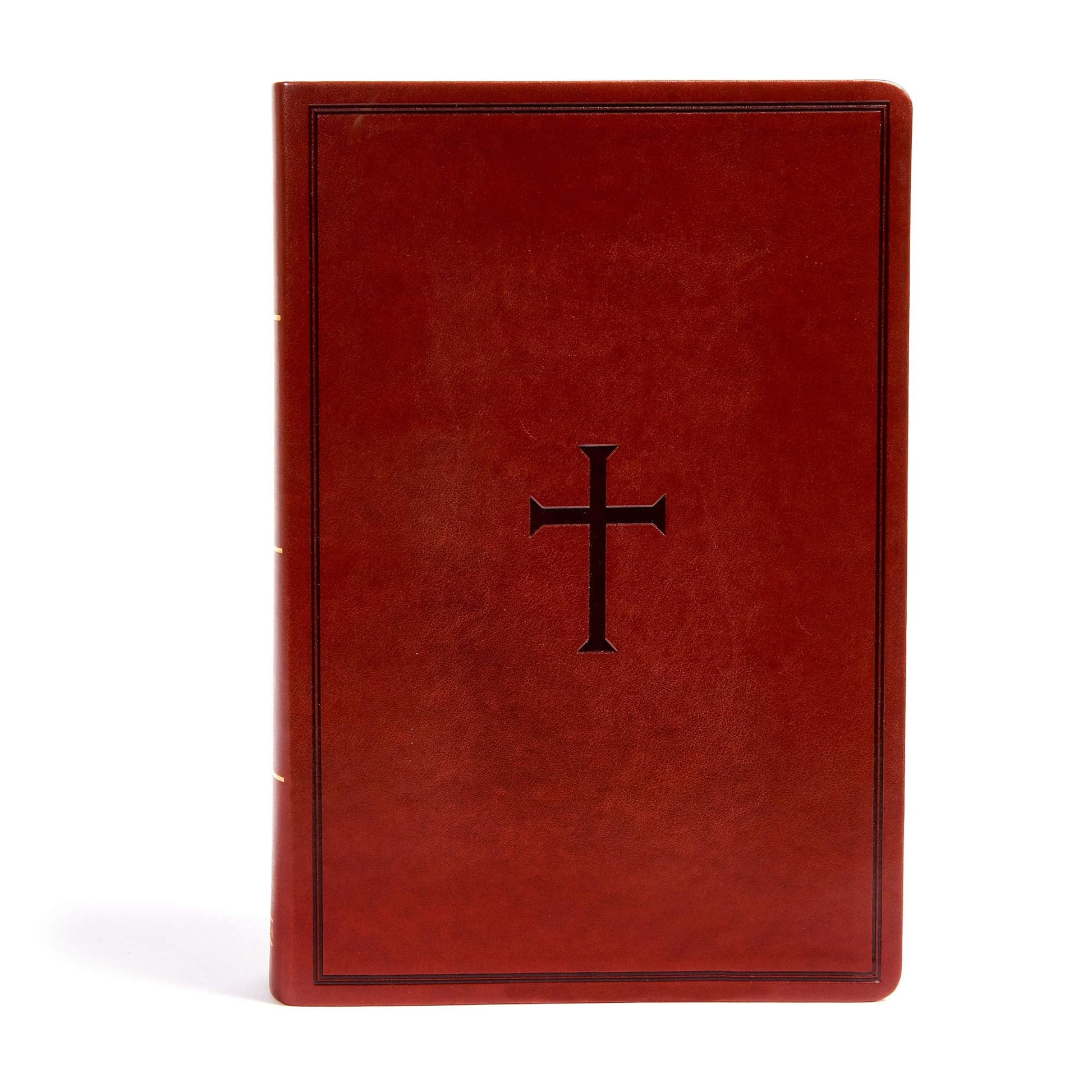 KJV Super Giant Print Reference Bible, Brown LeatherTouch, I - Re-vived