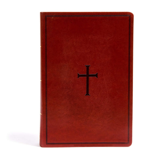 KJV Super Giant Print Reference Bible, Brown LeatherTouch, I - Re-vived
