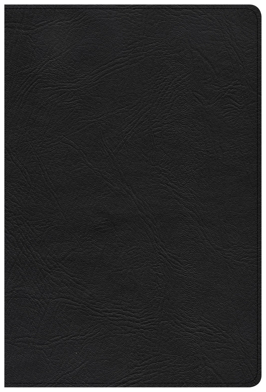 KJV Giant Print Reference Bible, Black Genuine Leather - Re-vived