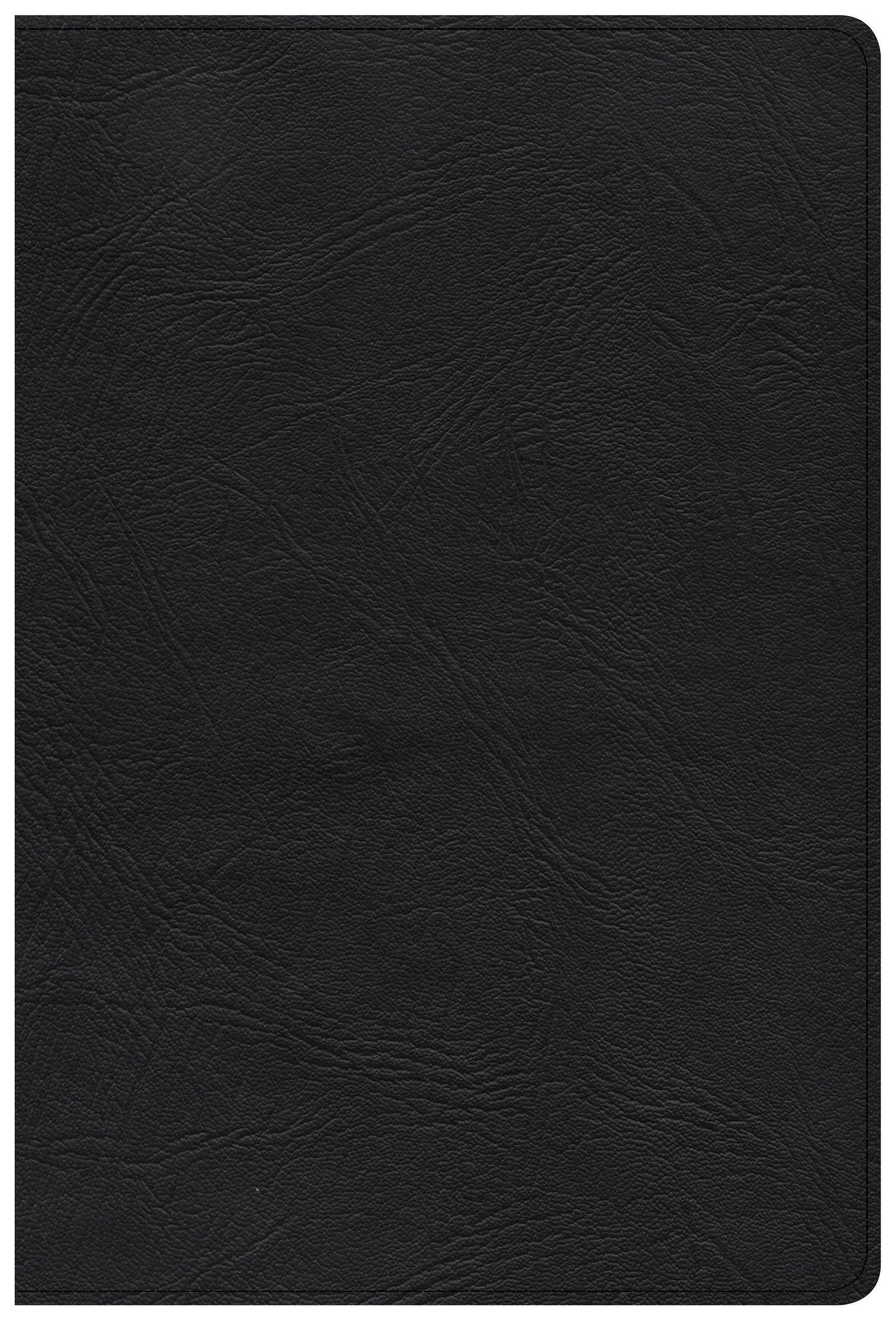 KJV Giant Print Reference Bible, Black Genuine Leather, Inde - Re-vived