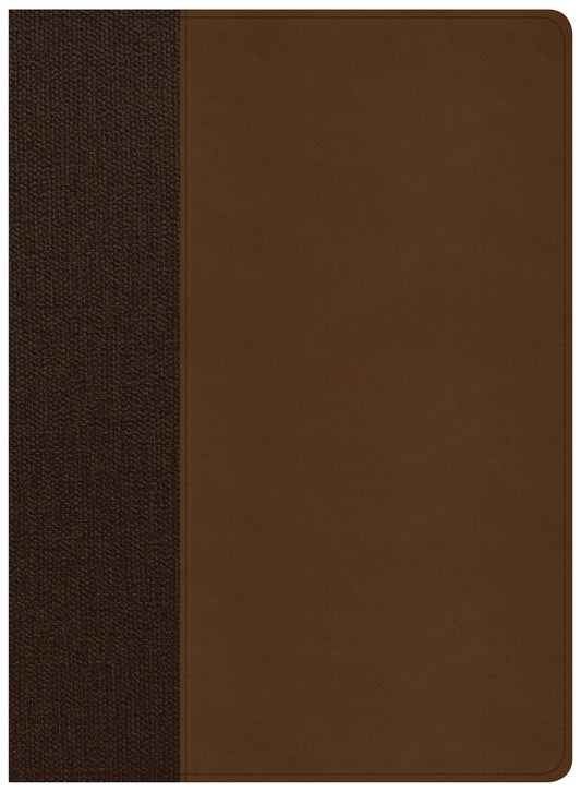CSB Life Essentials Study Bible, Brown LeatherTouch - Re-vived