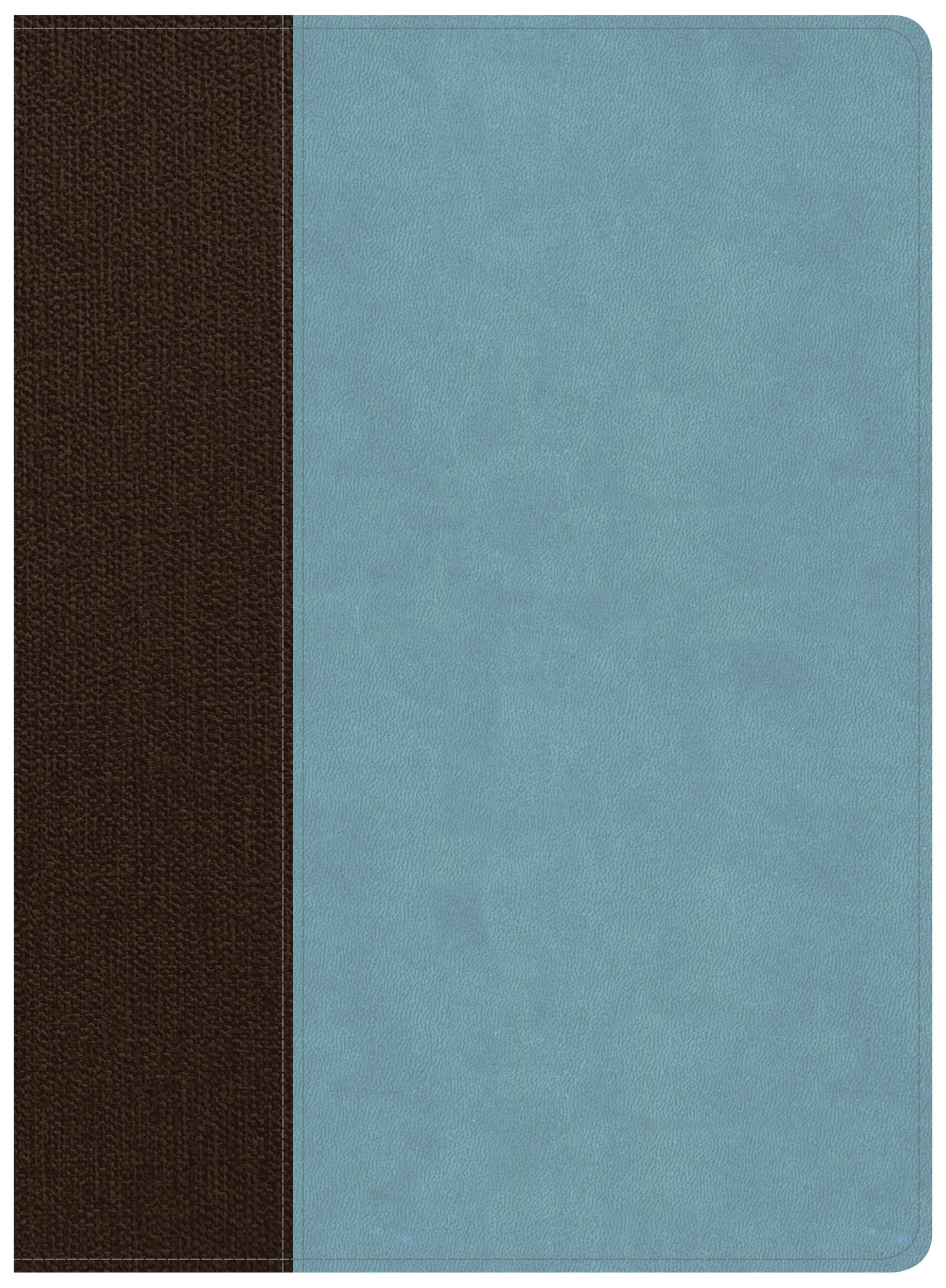 CSB Life Essentials Study Bible, Brown/Sky LeatherTouch - Re-vived