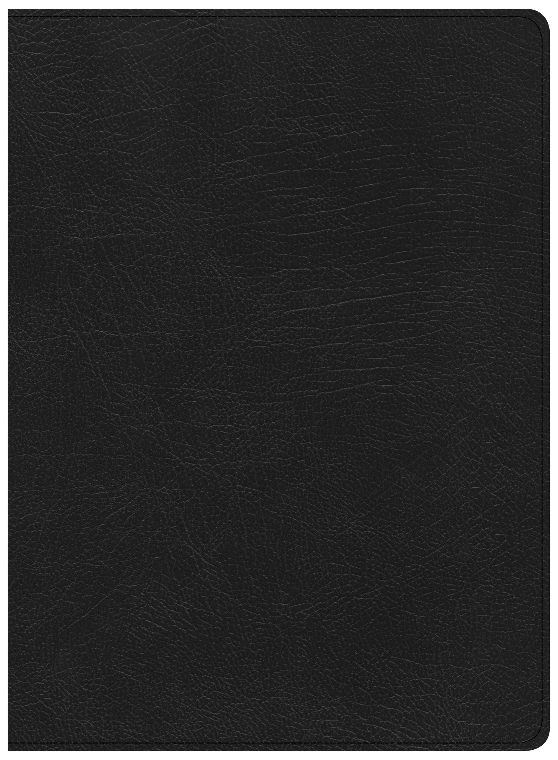 CSB Life Essentials Study Bible, Black Genuine Leather - Re-vived