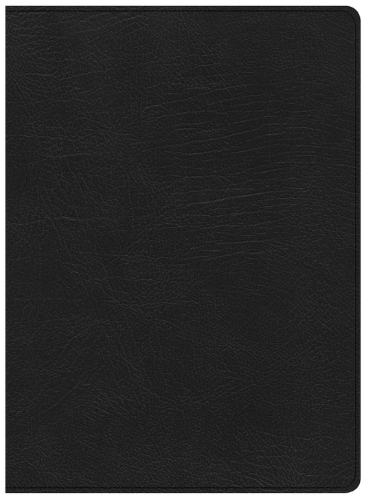 CSB Life Essentials Study Bible, Black Genuine Leather - Re-vived