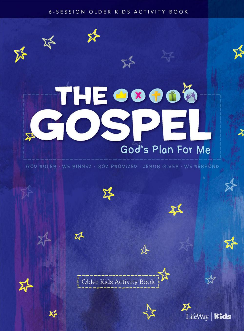 The Gospel: God's Plan for Me Older Kids Activity Book - Re-vived