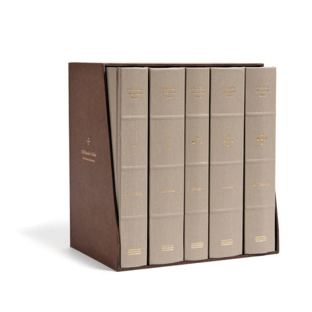 CSB Reader's Bible, Cloth-Over-Board, 5 Volume Collection - Re-vived