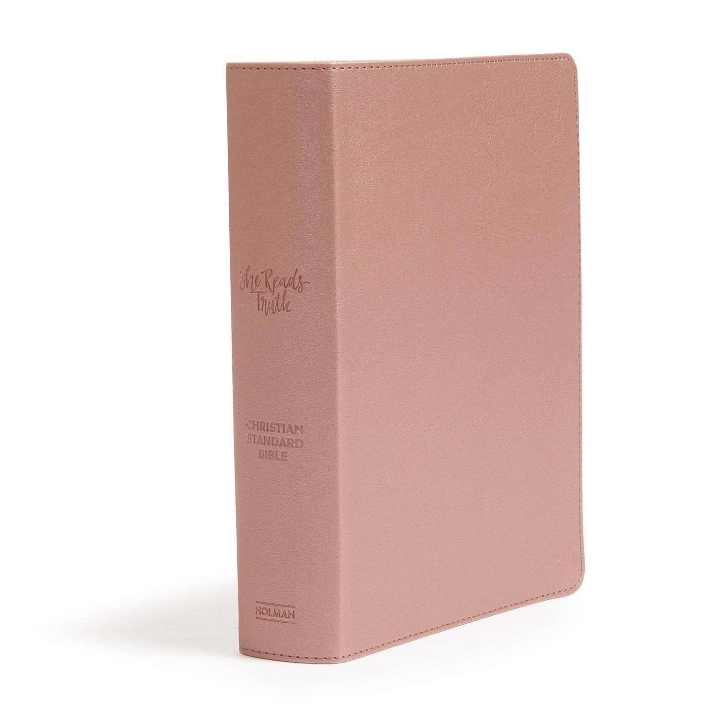CSB She Reads Truth Bible, Rose Gold LeatherTouch - Re-vived