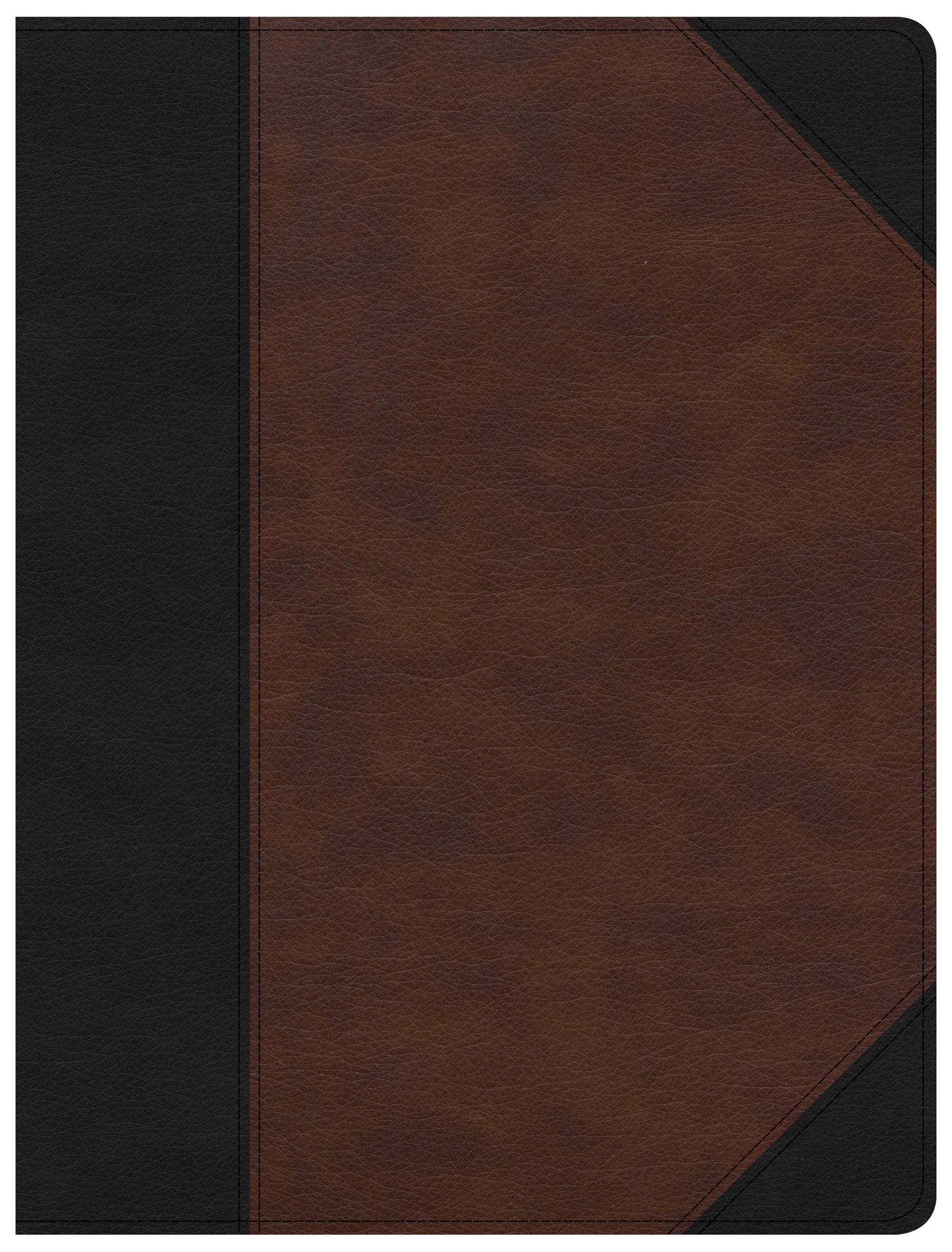 CSB Tony Evans Study Bible, Black/Brown LeatherTouch - Re-vived