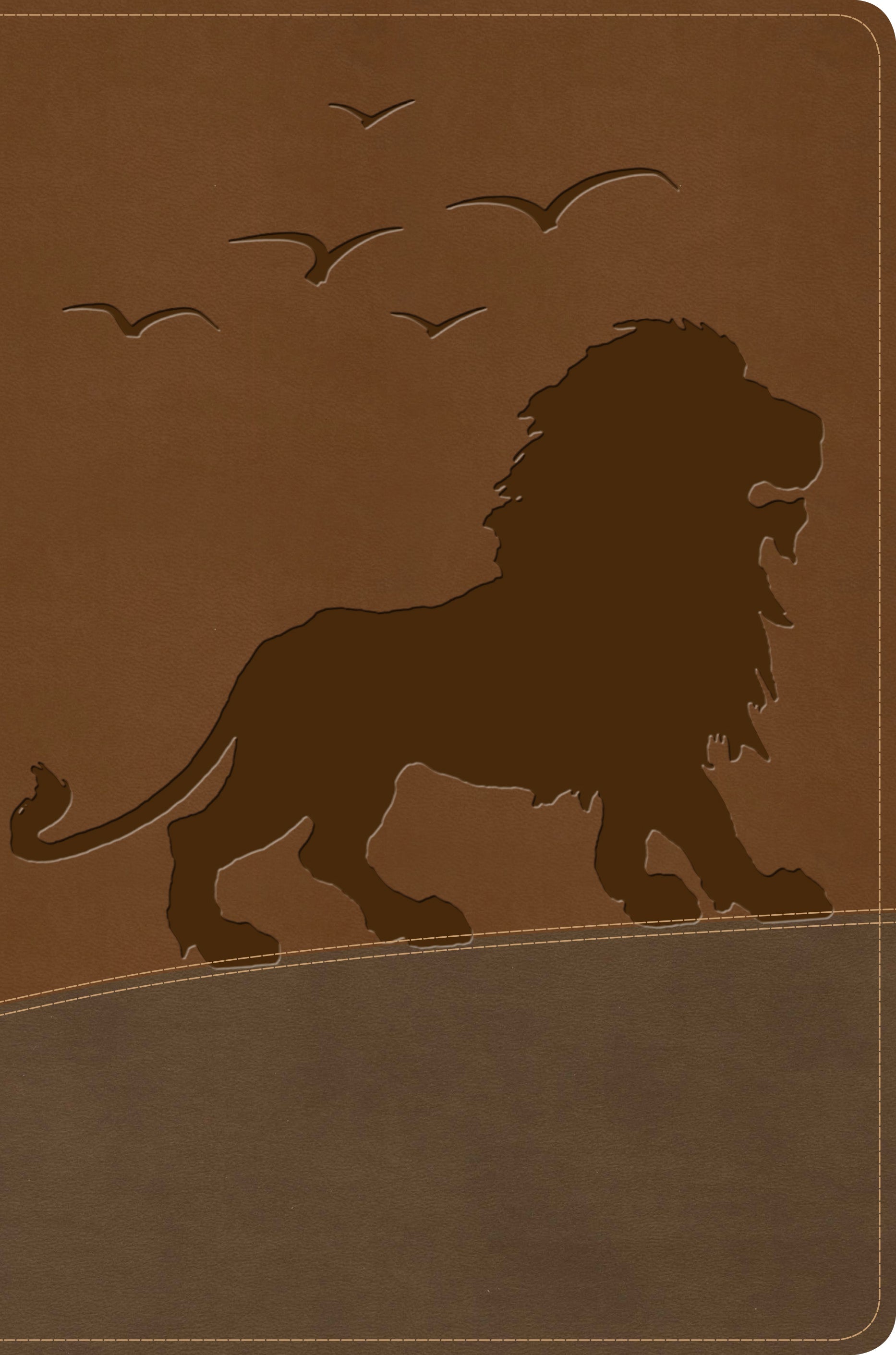 KJV One Big Story Bible, Brown Lion LeatherTouch - Re-vived