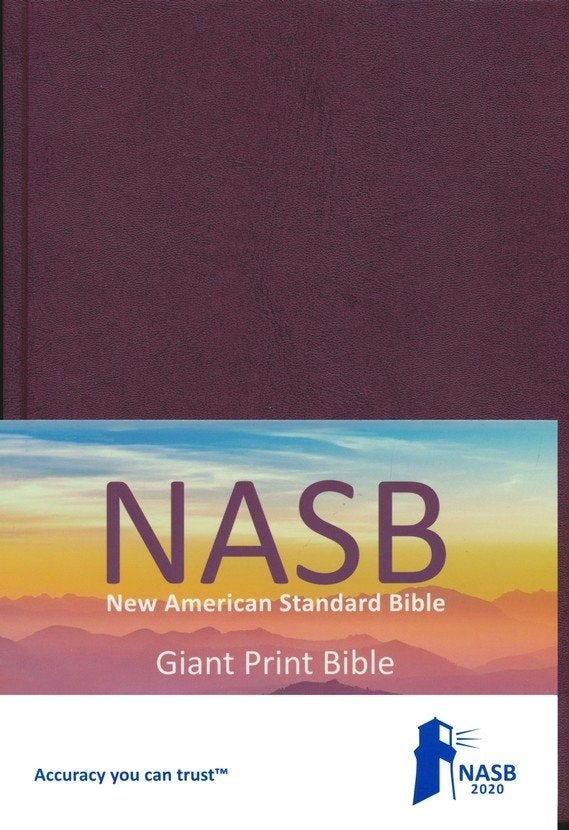 NASB 2020 Giant Print Text Bible, Hardcover - Re-vived