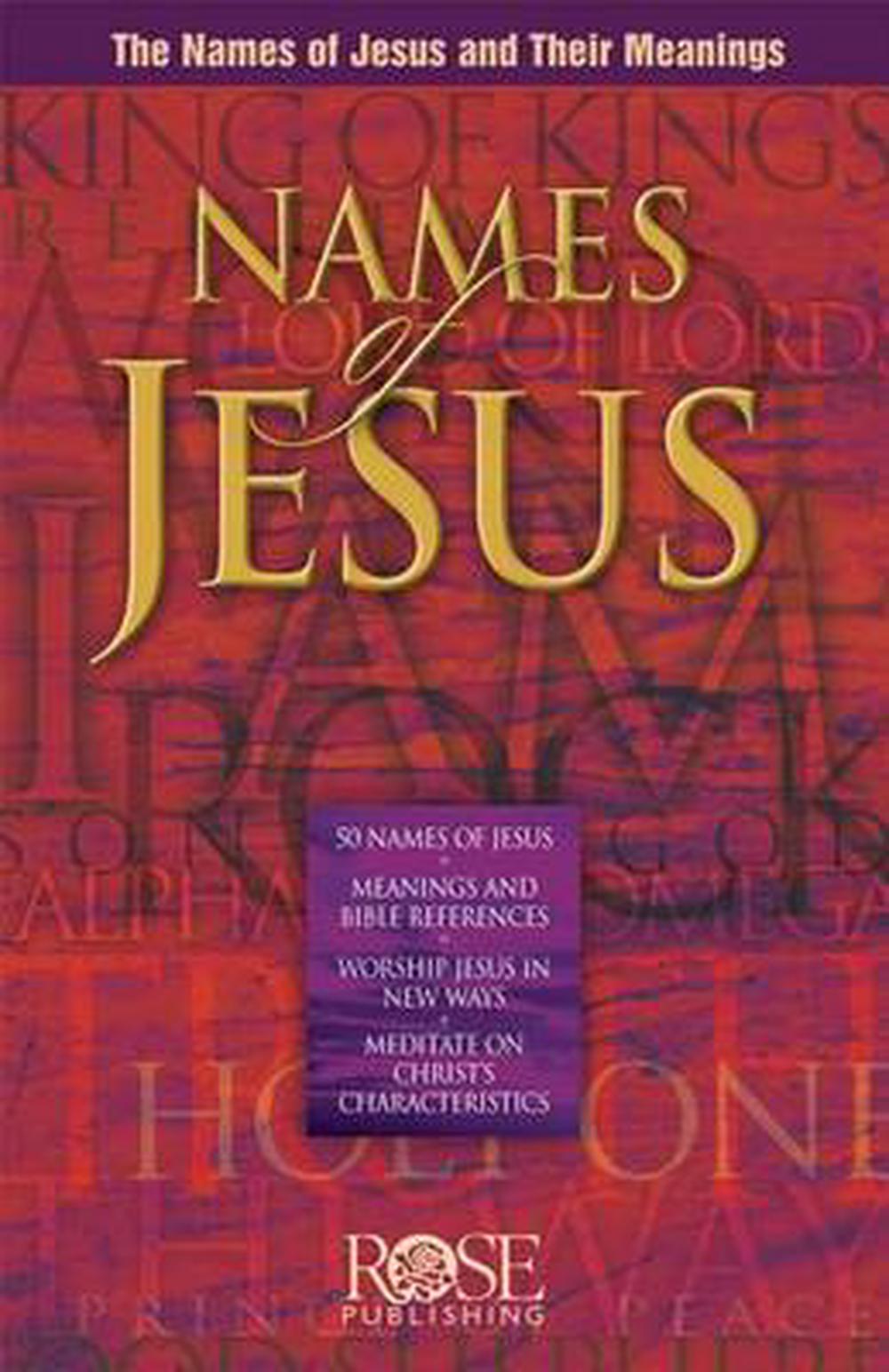 Names of Jesus (pack of 5) - Re-vived