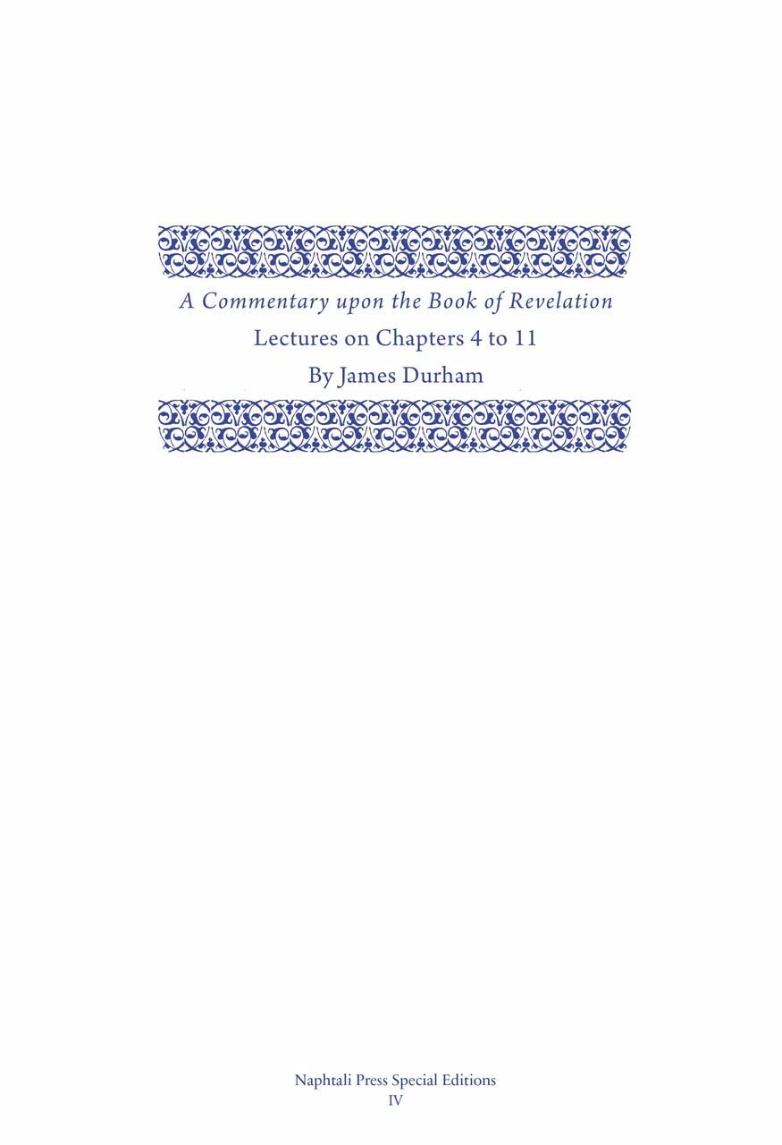 A Commentary Upon the Book of Revelation - Re-vived