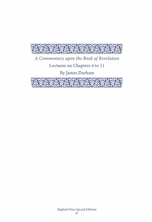 A Commentary Upon the Book of Revelation - Re-vived