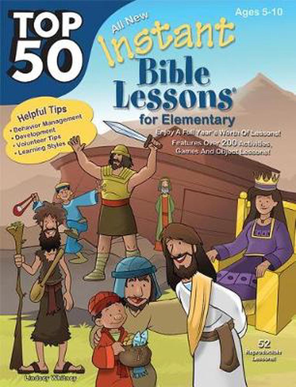Top 50 Instant Bible Lessons for Elementary with Object Less - Re-vived
