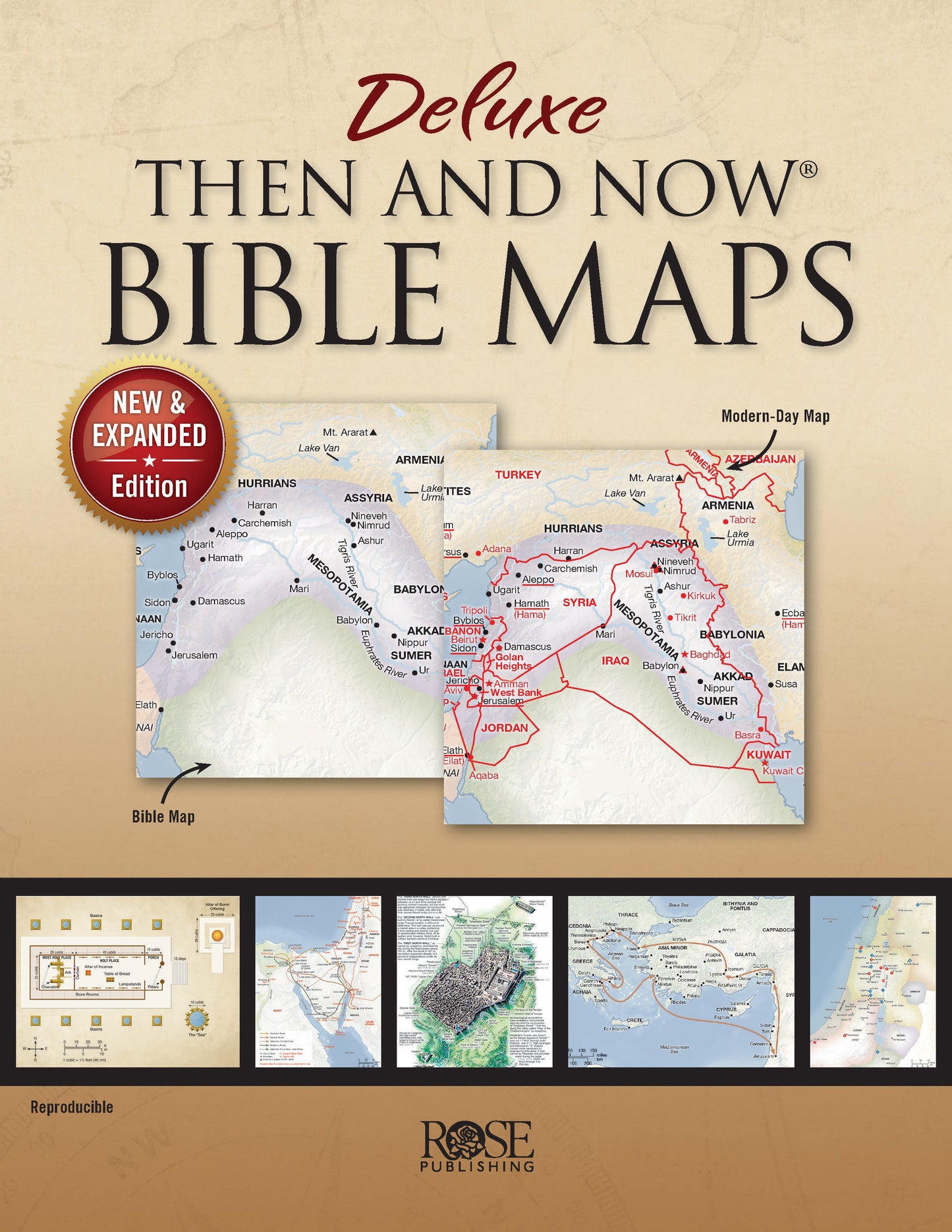 Deluxe Then and Now Bible Maps, Expanded Edition - Re-vived