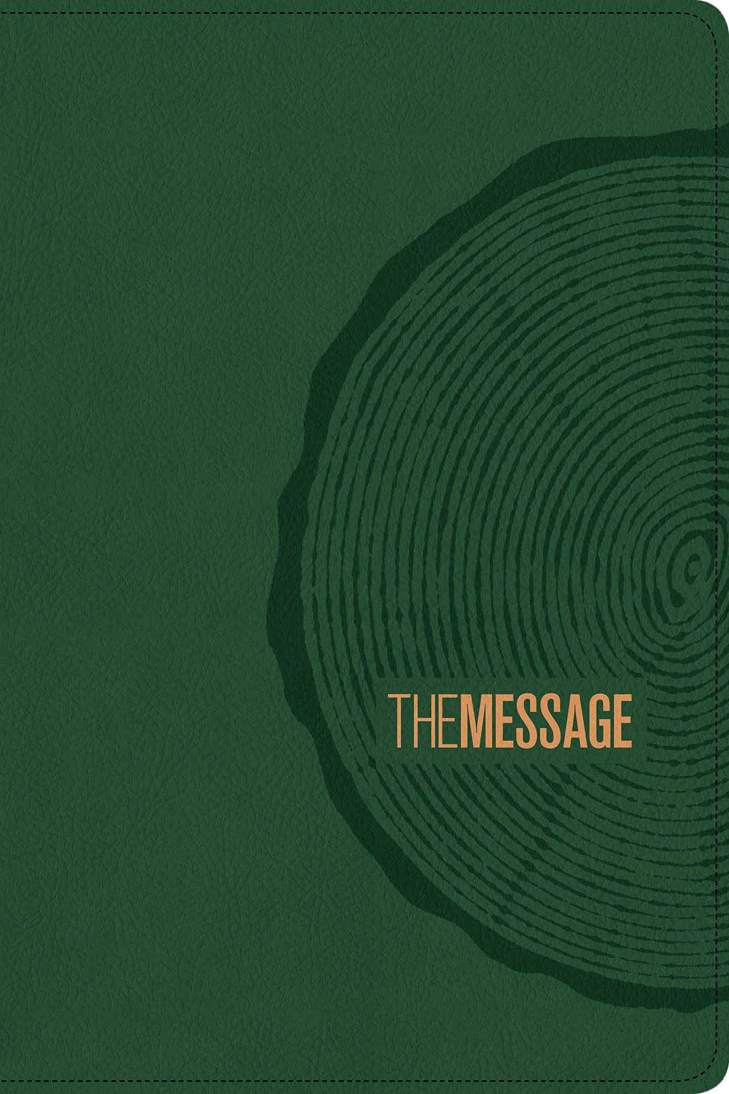 Message Deluxe Gift Bible, Large Print, Green - Re-vived
