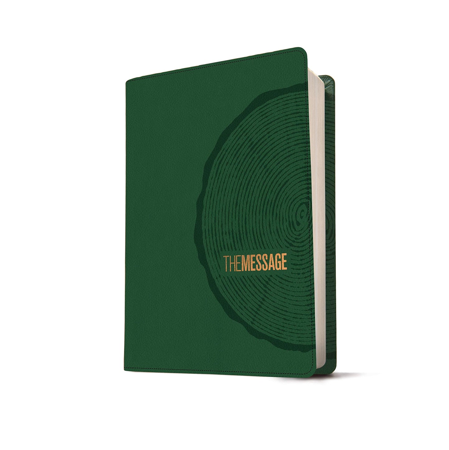 Message Deluxe Gift Bible, Large Print, Green - Re-vived