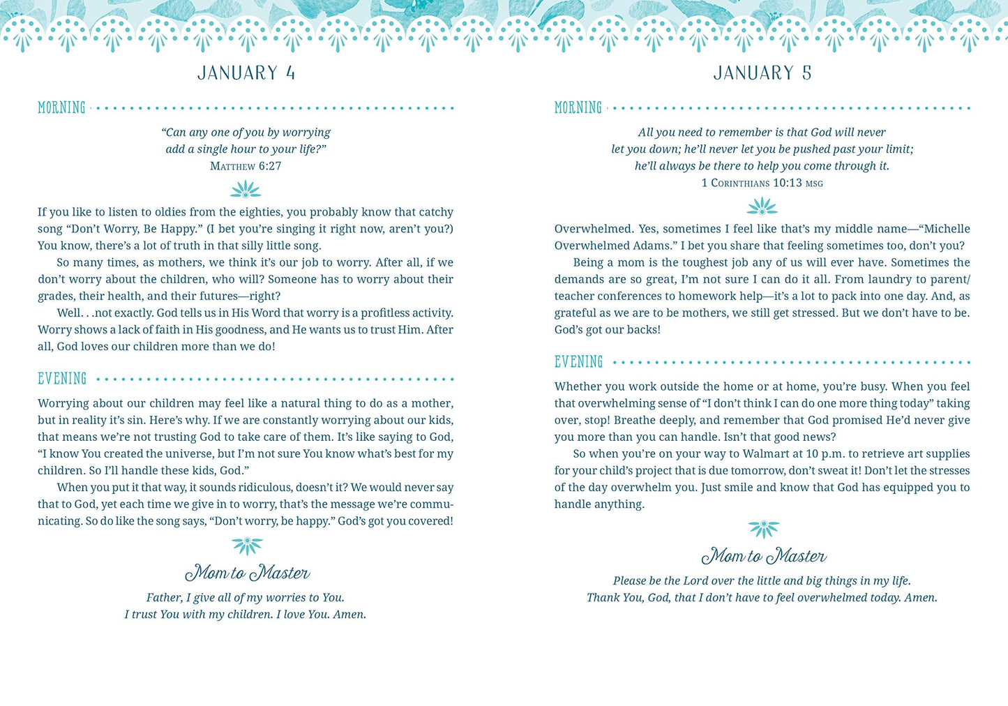 Encouraging Words For Mothers Morning & Evening - Re-vived