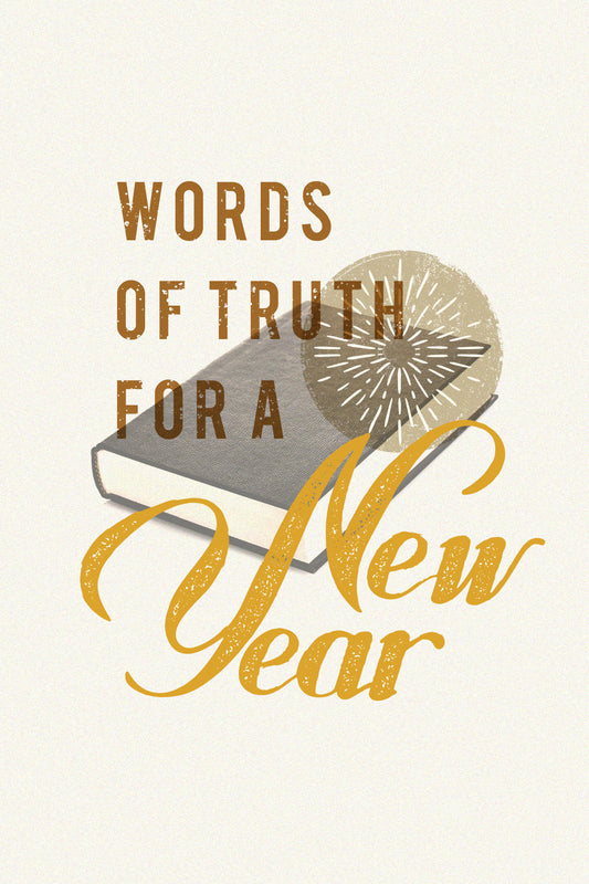 Words of Truth for a New Year (Pack of 25) - Re-vived