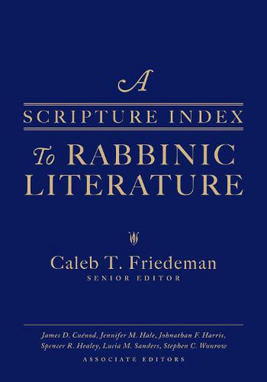A Scripture Index to Rabbinic Literature - Re-vived