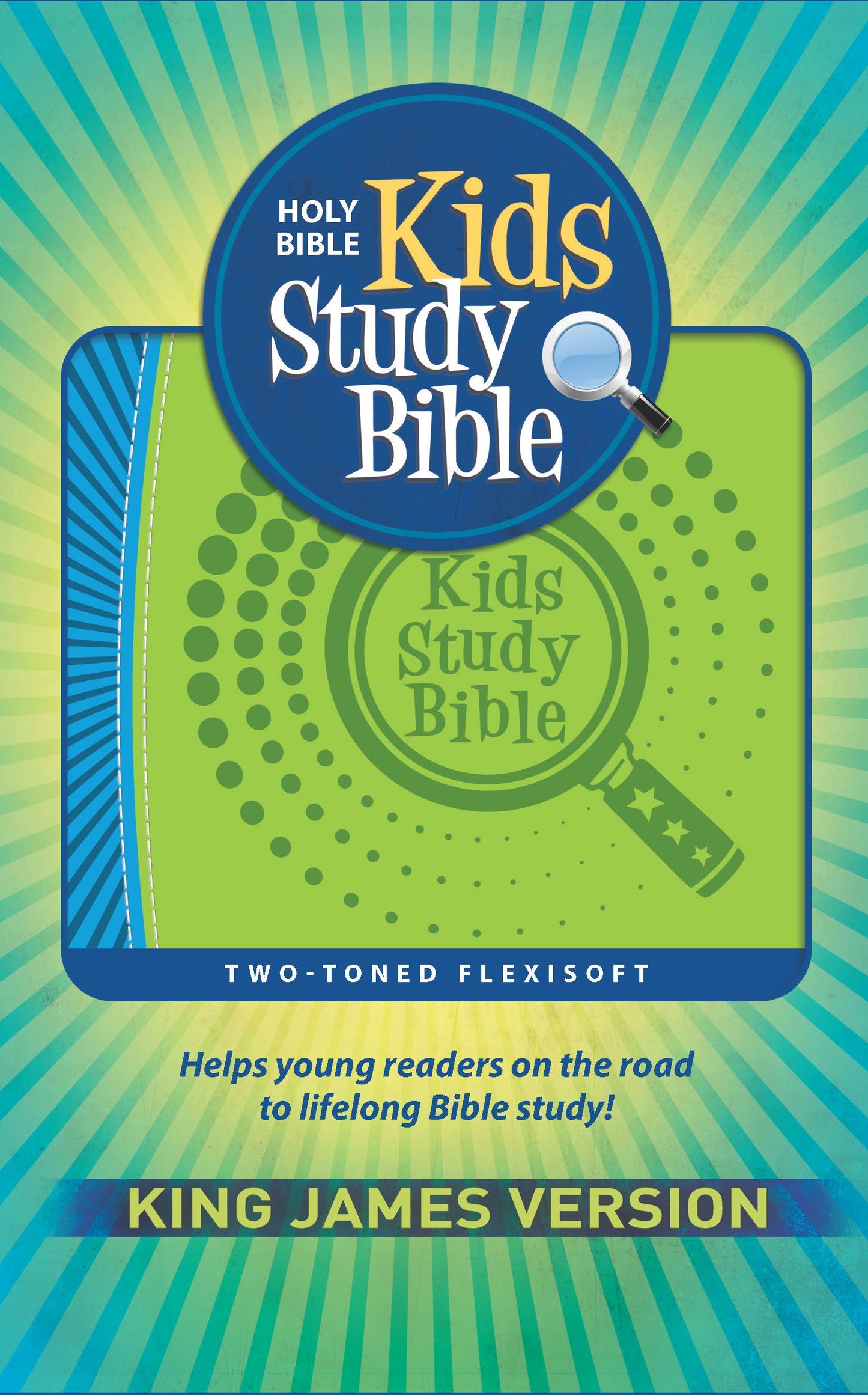 KJV Kids Study Bible Flex Green/Blue IMPRINTABLE - Re-vived
