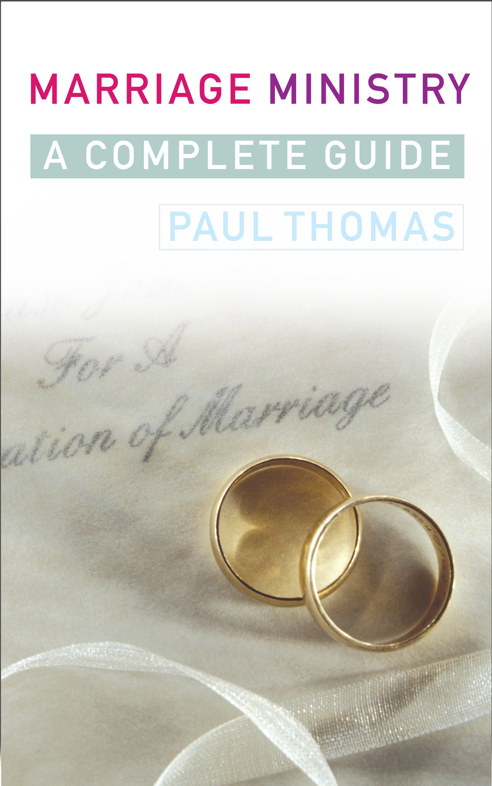 Marriage Ministry - Re-vived