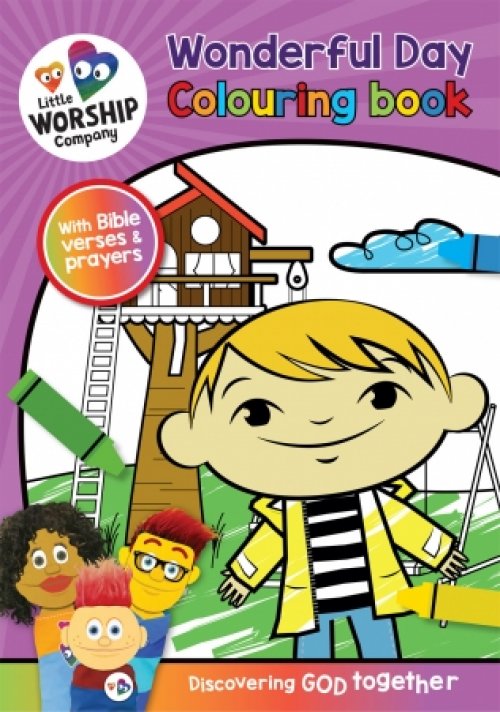 A Wonderful Day Colouring Book - Re-vived