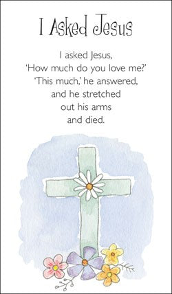 I Asked Jesus Prayer Cards - Re-vived