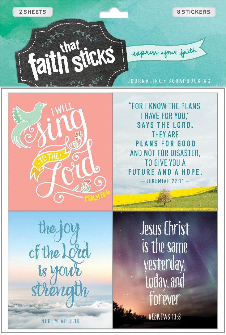 Jeremiah 29:11 - Faith That Sticks Stickers - Re-vived