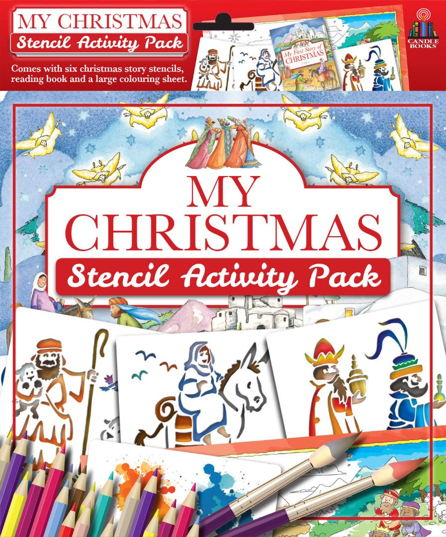 Christmas Stencil Activity Pack - Re-vived