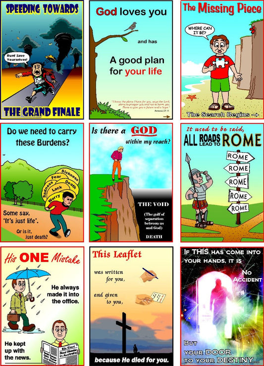Tracts Sample Pack 95-pack - Birmingham Gospel Outreach - Re-vived