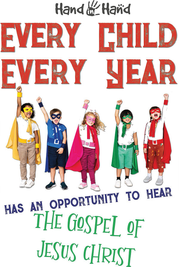 Every Child A3 Hand in Hand Poster