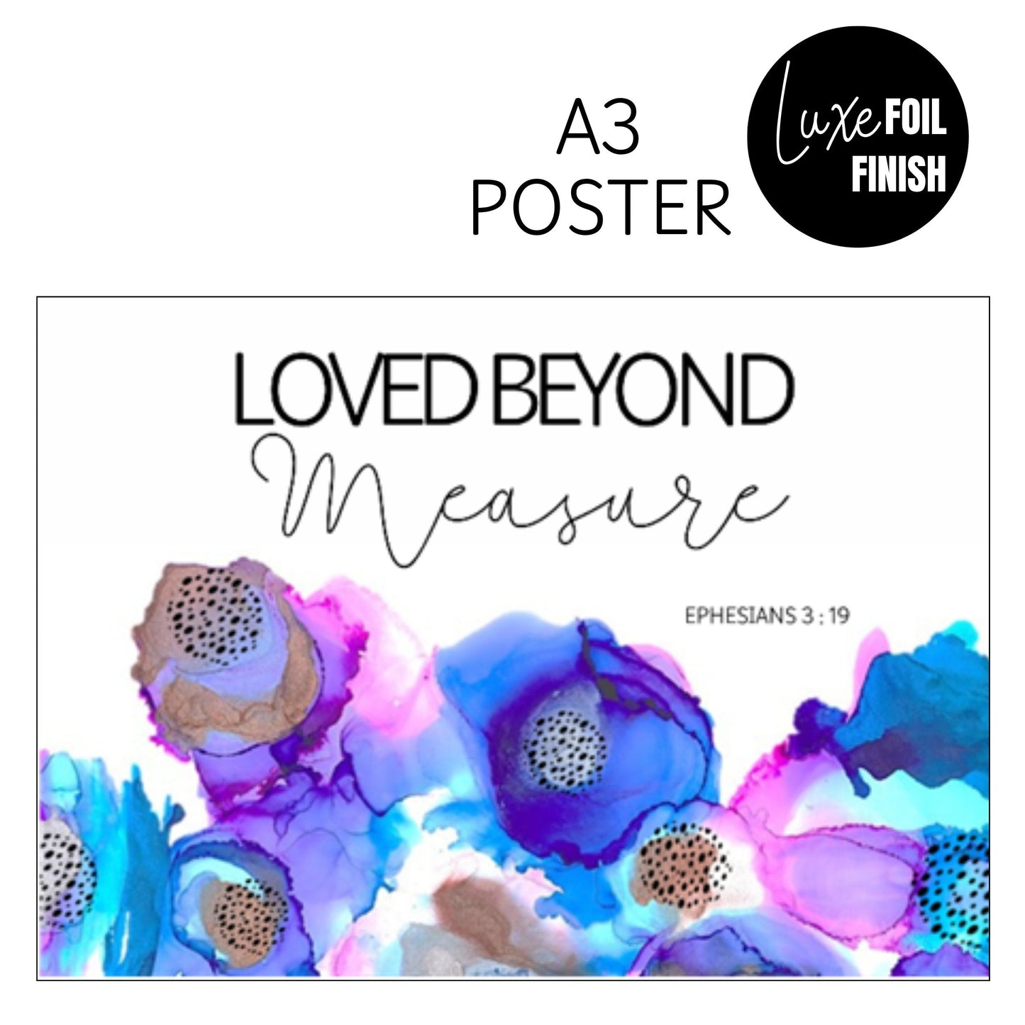 Flowers  A3 Poster - Re-vived