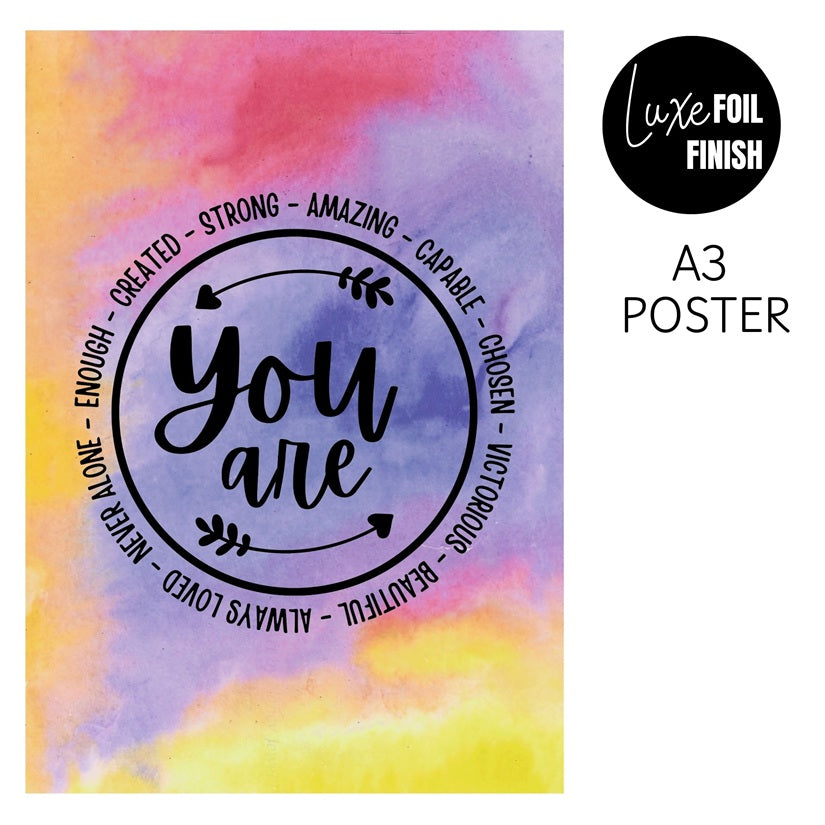 You Are A3 Poster - Re-vived