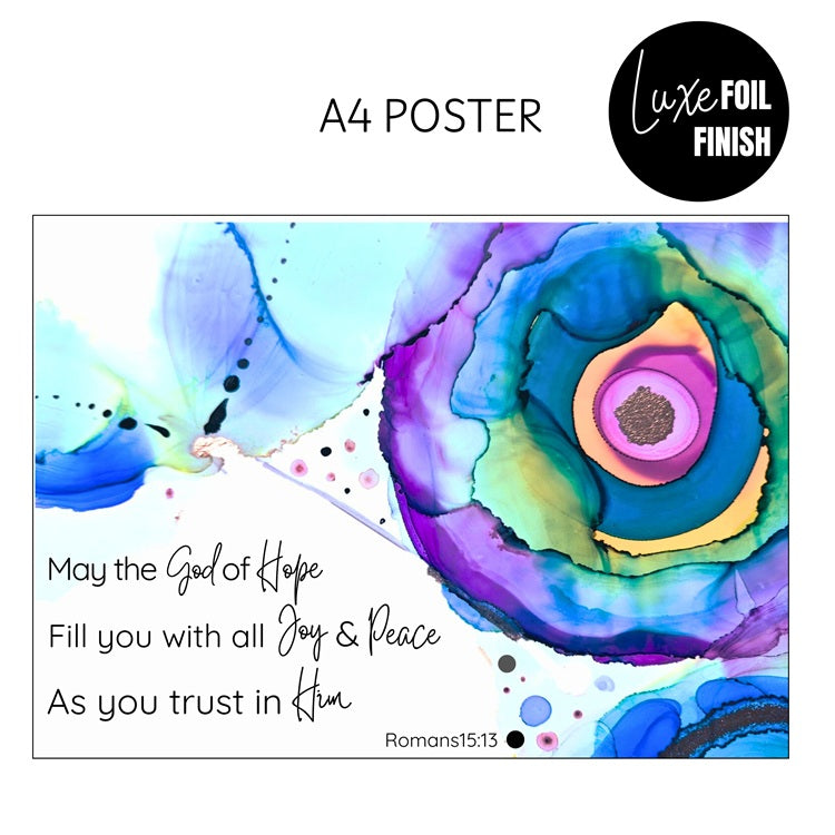 God Of Hope A4 Poster - Re-vived