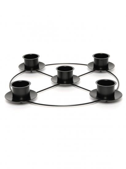 Black Advent Ring 14" Diameter - Re-vived