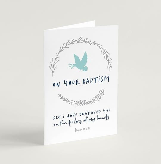 On Your Baptism Greeting Card - Re-vived