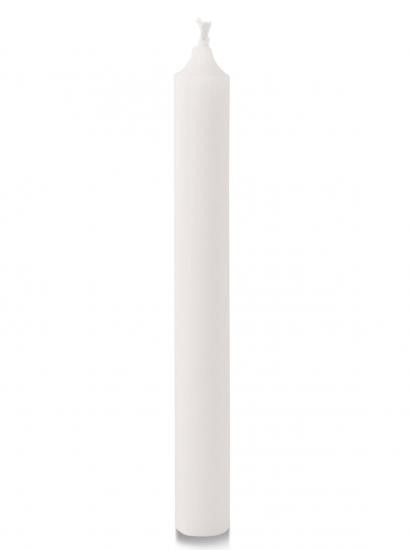 White Christingle Candles 4 1/2" x 1/2" (50 pack) - Re-vived