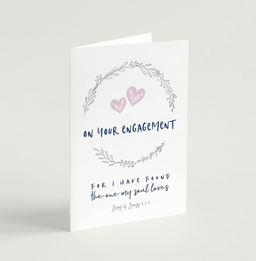 On Your Engagement Greeting Card - Re-vived