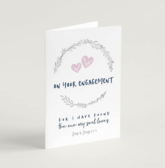 On Your Engagement Greeting Card - Re-vived