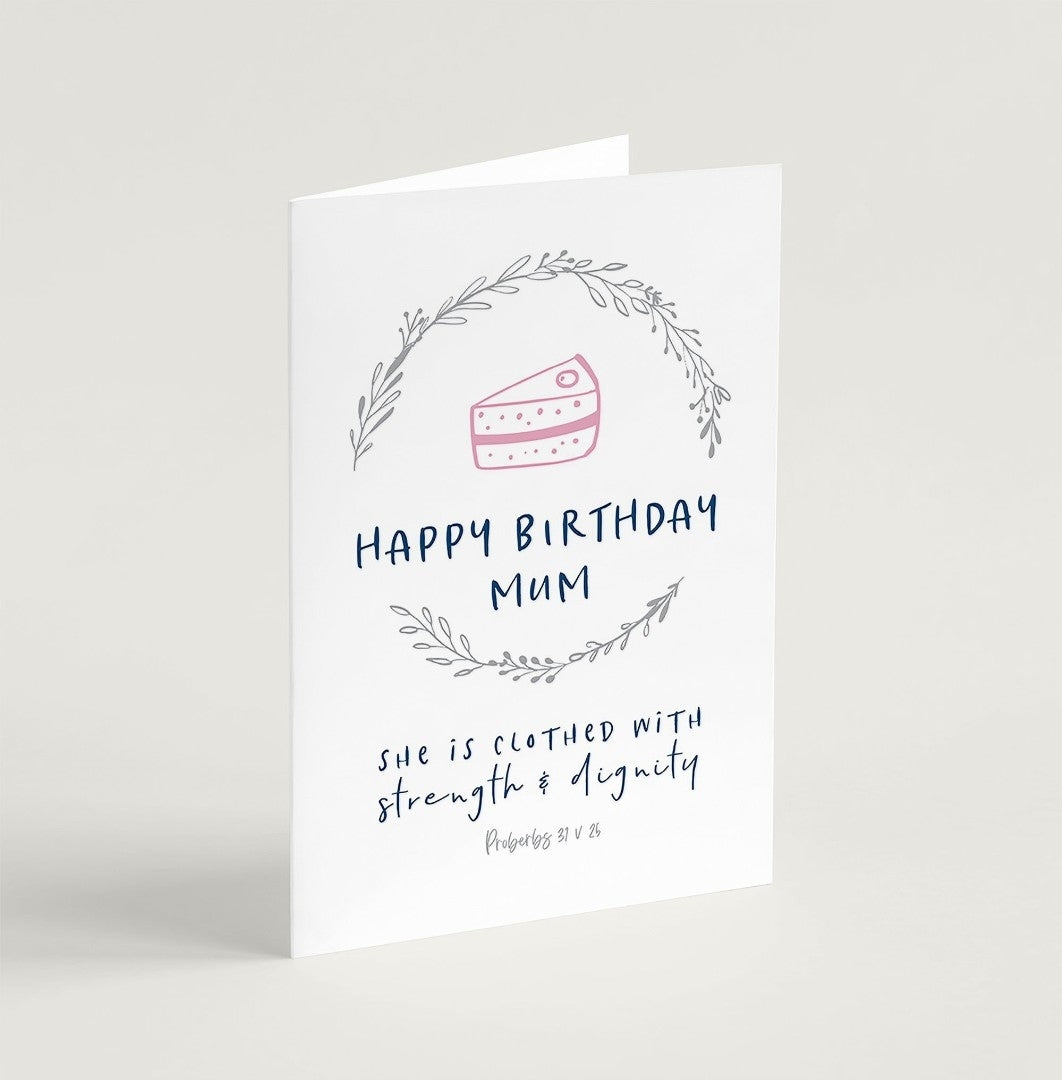 Happy Birthday Mum Greeting Card - Re-vived