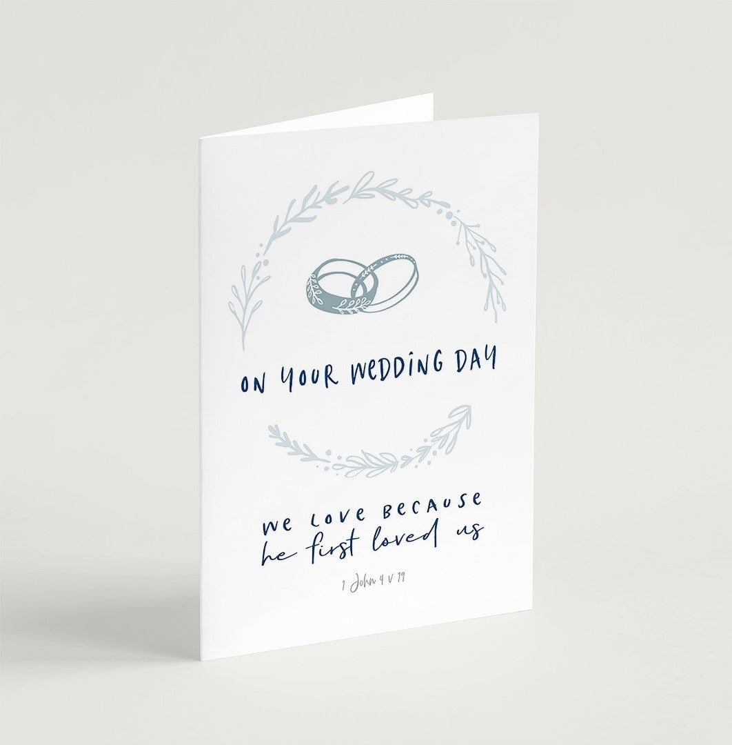 On Your Wedding Day Greeting Card - Re-vived