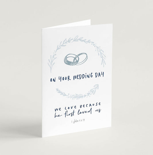 On Your Wedding Day Greeting Card - Re-vived