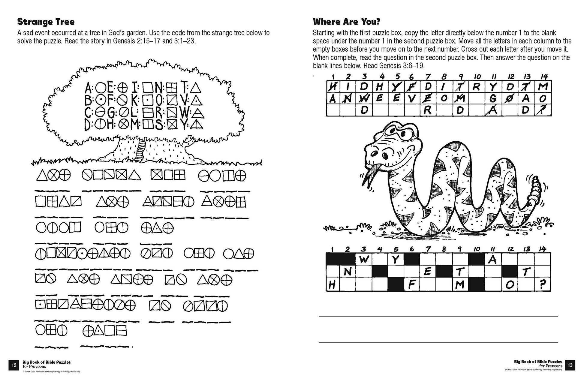 Big Book of Bible Puzzles for Preteens - Re-vived