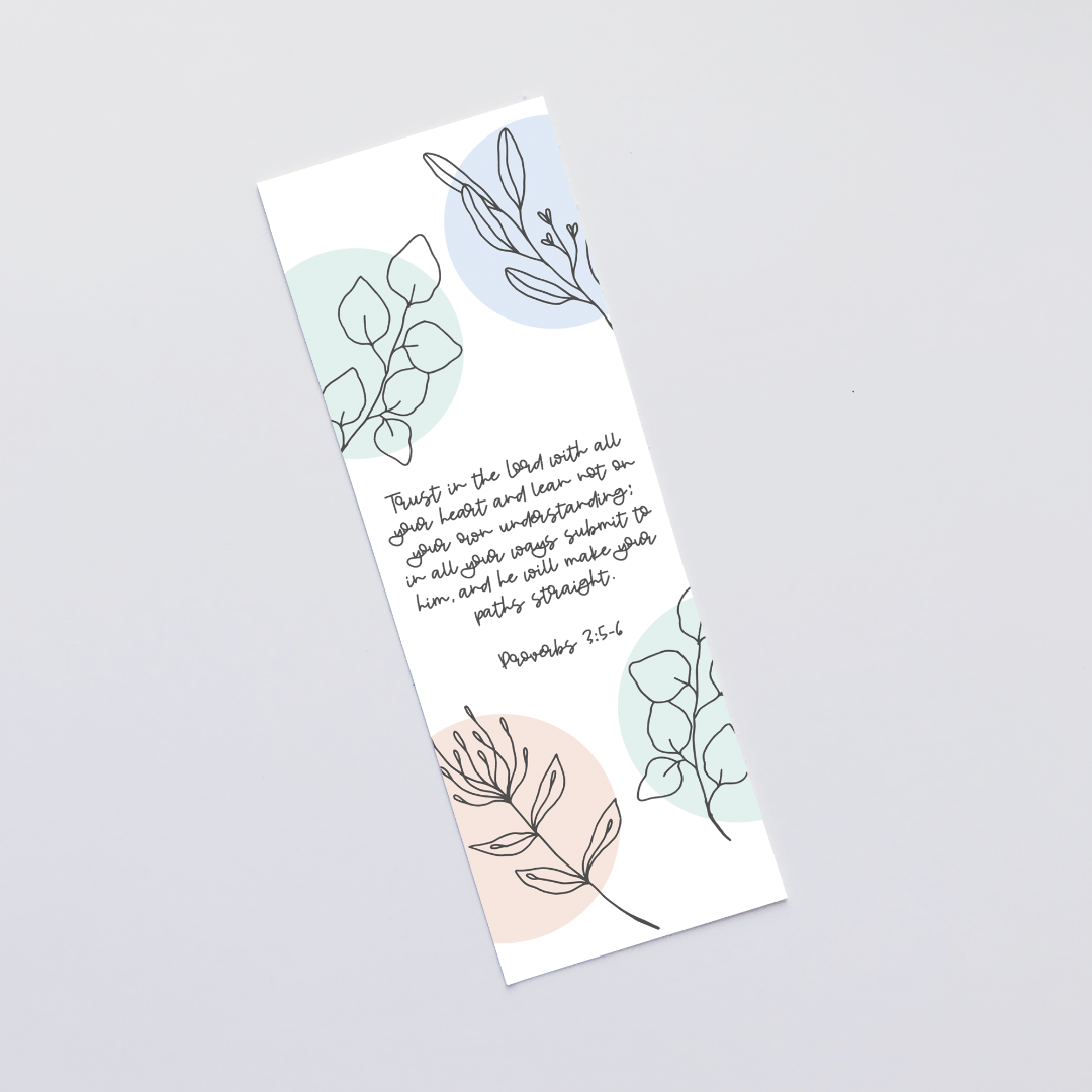 Trust in the Lord (Flora) Bookmark - Re-vived